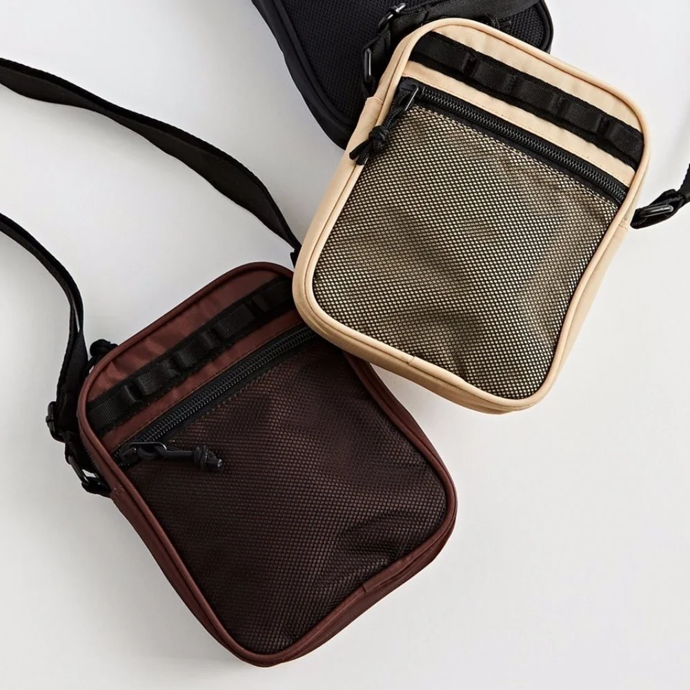 NWT Urban Outfitters Ripstop Utility Sling Bag in Tan